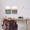 Stupell Industries Coastal Beach Impression 2pc Framed Giclee Wall Art Set Design by Ethan Harper